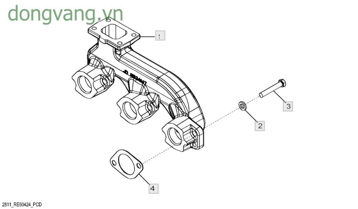 2811 Exhaust Manifold - ST450870
